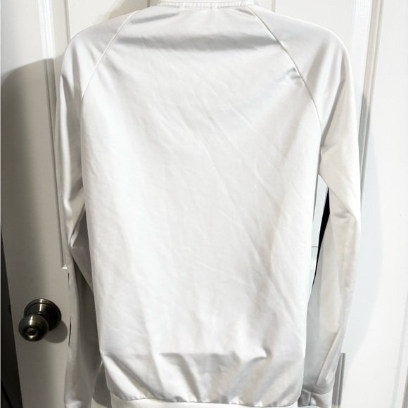 Adidas 3-Stripes Tricot White Track Jacket Women's Small - Picture 3 of 6
